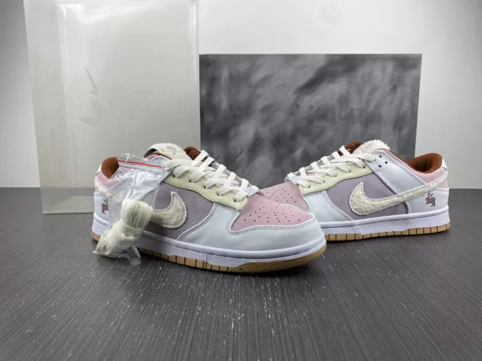 Cheap BK Nike Dunk Low Retro PRM Year of the Rabbit Fossil Stone (2023) FD4203-211 0117