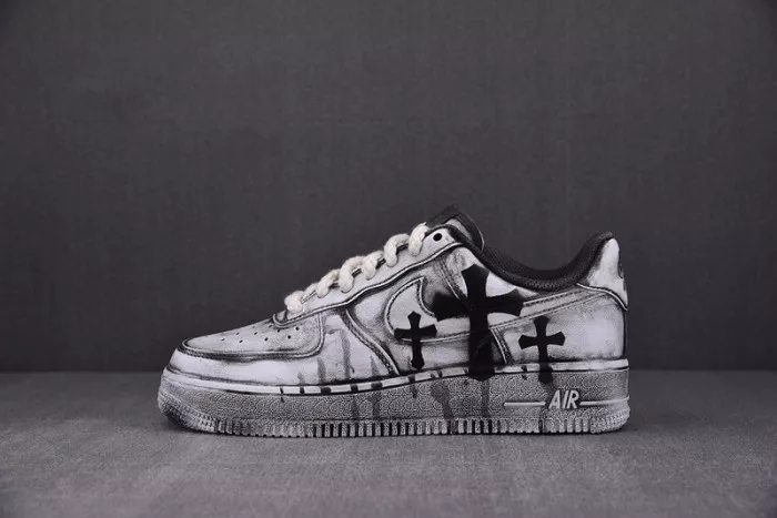 BK Chrome Hearts x AIR FORCE 1'07 LOW CW2288-111 0117