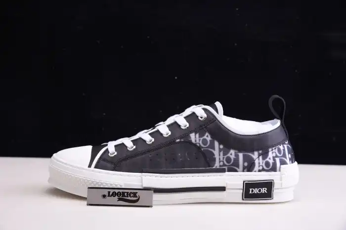 Reps BK DR B23 Low Top Oblique Sneaker Black & White 0128