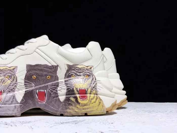 Reps BK GUCC Rhyton Leather Sneaker With Tigers 576050 DRW00 9014 0113