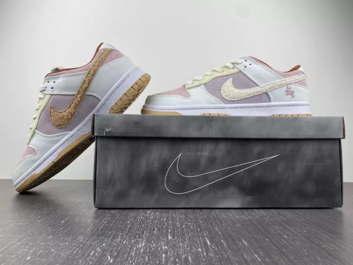 Cheap BK Nike Dunk Low Retro PRM Year of the Rabbit Fossil Stone (2023) FD4203-211 0117