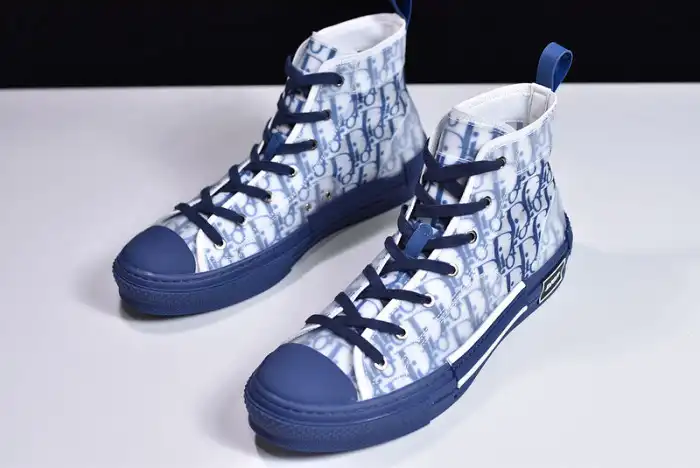 Rep BK DR B23 High Top Oblique Sneaker Blue 0124