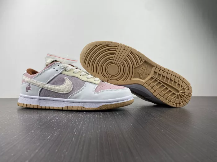 Cheap BK Nike Dunk Low Retro PRM Year of the Rabbit Fossil Stone (2023) FD4203-211 0117