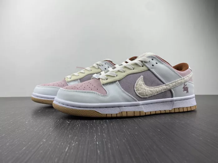 BK Nike Dunk Low Retro PRM Year of the Rabbit Fossil Stone (2023) FD4203-211 0117