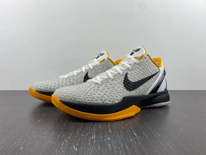 Reps BK Kobe 6 Protro Playoff Pack White Del Sol CW2190-100 0203