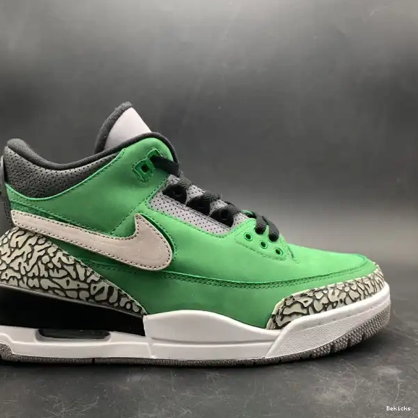 Rep BK Ducks Oregon 867493 PE Retro 3 Jordan Tinker Air AJ3 shoes 0223