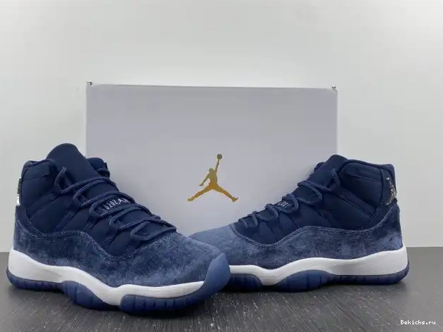 Rep BK Navy AR0715-441 Air WMNS Midnight Jordan 11 Velvet 0215