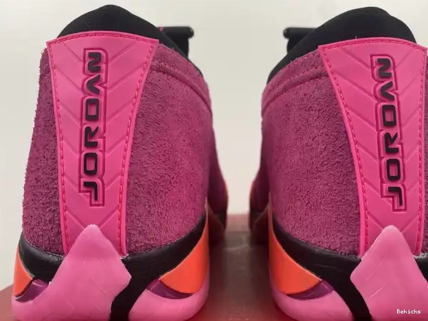 Rep BK (W) Low Jordan Retro 14 Shocking DH4121-600 Pink 0225