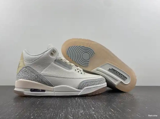 Rep BK Jordan 3 FJ9479-100 Craft Ivory Air 0218