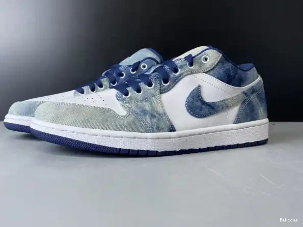 BK Denim Washed Air 1 Low CZ8455-100 Jordan 0221