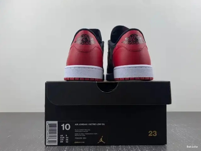 Rep BK Retro Jordan Bred 705329-001 Low 1 Air 0223