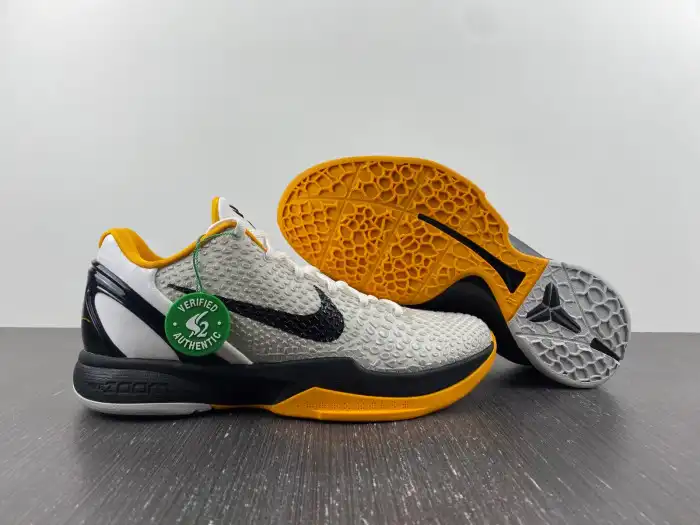 Reps BK Kobe 6 Protro Playoff Pack White Del Sol CW2190-100 0203