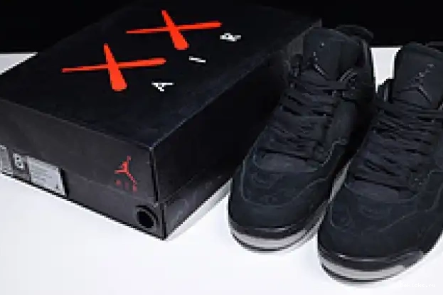 Cheap BK Air 4 Nike retro 930155 001 black Jordan kaws 0211