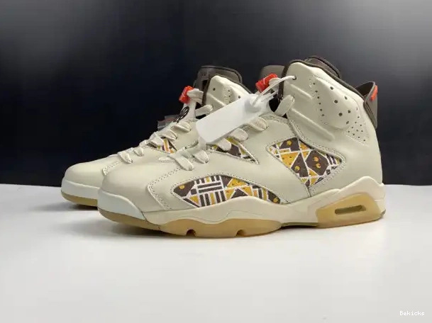 Rep BK Retro Brown Quai54 (2020) AIR CZ4152-100 Sail Jordan 6 0225