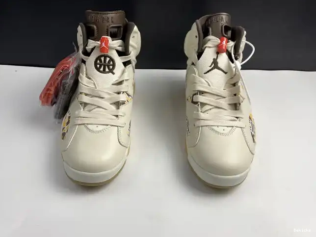 Rep BK Retro Brown Quai54 (2020) AIR CZ4152-100 Sail Jordan 6 0225