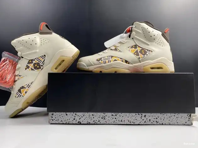 Rep BK Retro Brown Quai54 (2020) AIR CZ4152-100 Sail Jordan 6 0225