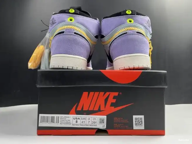 Cheap BK High Purple Pulse 1 Switch Jordan CW6576-500 0217