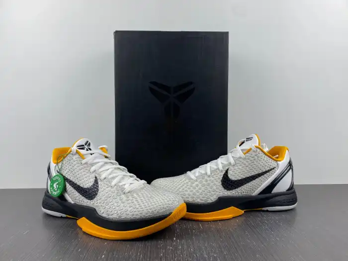 Reps BK Kobe 6 Protro Playoff Pack White Del Sol CW2190-100 0203