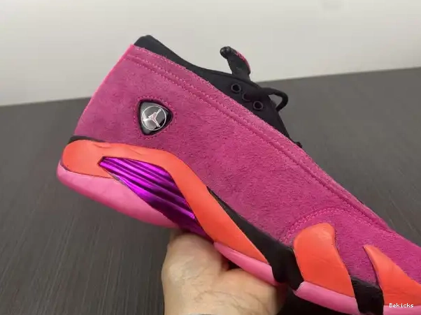 Rep BK (W) Low Jordan Retro 14 Shocking DH4121-600 Pink 0225