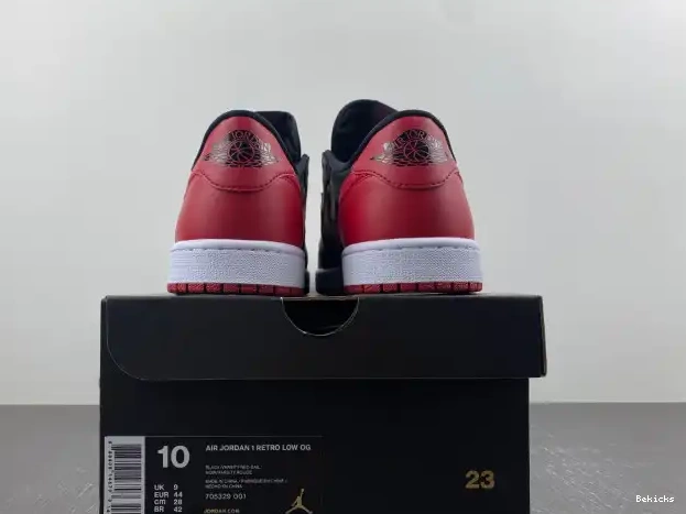 Cheap BK 1 Jordan Low Bred 705329-001 Retro Air 0225