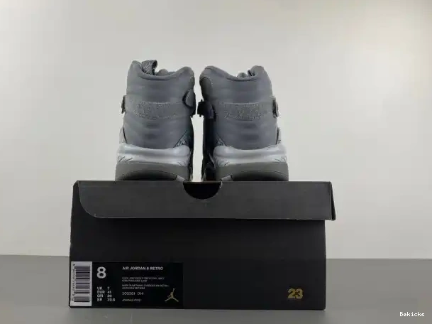 Reps BK 305381-014 Retro Cool 8 Jordan Grey 0221