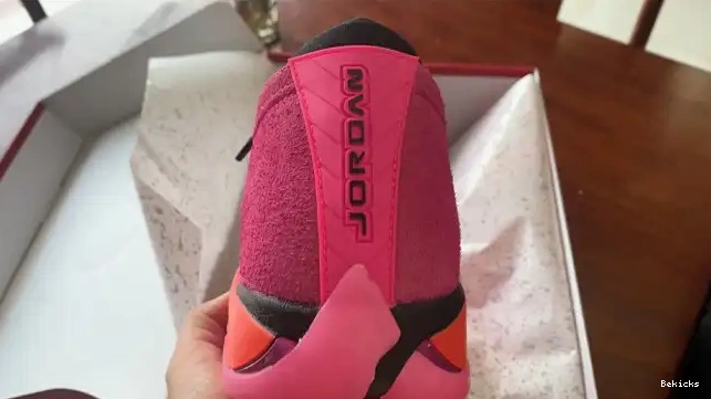 Rep BK (W) Low Jordan Retro 14 Shocking DH4121-600 Pink 0225