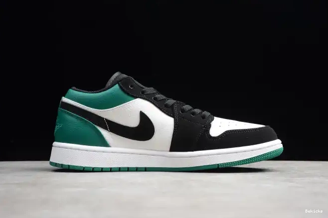 Rep BK Jordan Low Green White Air Mystic Black 553558-113 1 0211