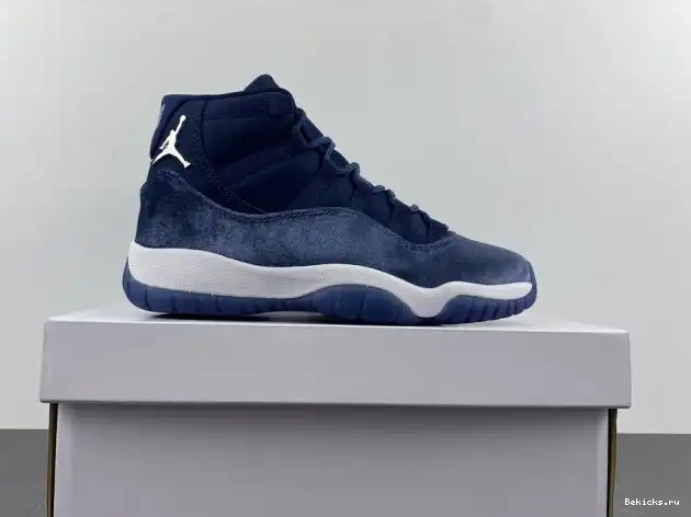 Rep BK Navy AR0715-441 Air WMNS Midnight Jordan 11 Velvet 0215