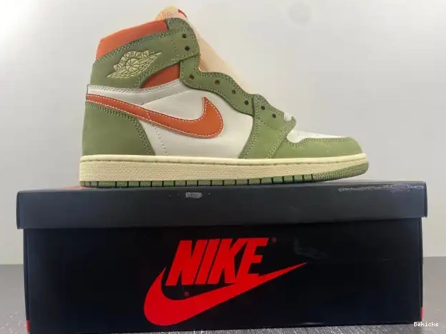 Rep BK OG Jordan 1 Air Craft High Celadon FB9934-300 0212