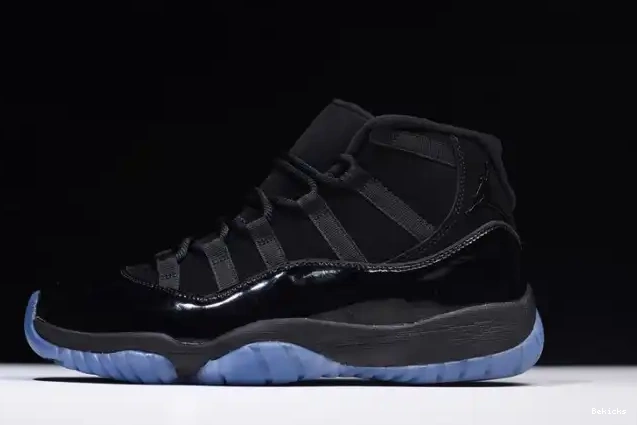 Reps BK black Air 378037-005 Jordan 11 and Gown Cap 0226