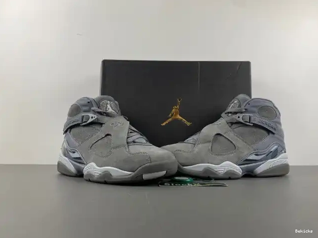 Reps BK 305381-014 Retro Cool 8 Jordan Grey 0221