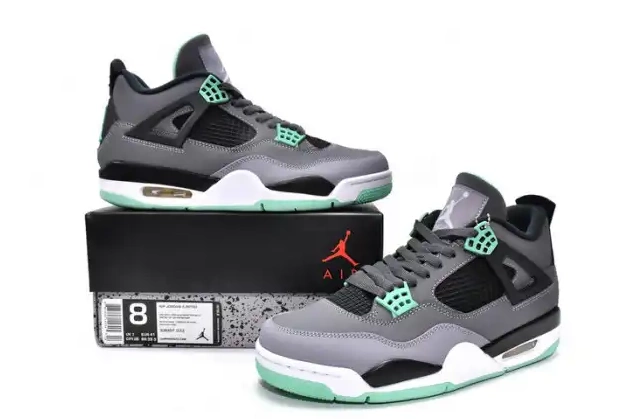 Rep BK 4 Air 308497-033 Jordan Glow Retro Green 0212