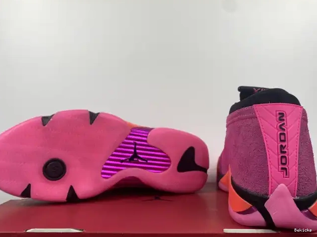 Rep BK (W) Low Jordan Retro 14 Shocking DH4121-600 Pink 0225