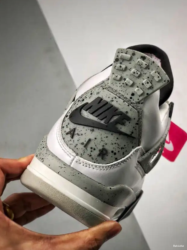 Cheap BK Jordan 4 White Cement Air (nike) 840606-192 OG 0223