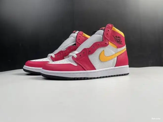 Reps BK 555088-603 Fusion Jordan 1 Air OGLight High Red 0225