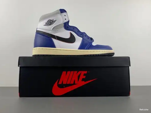 Rep BK Jordan DZ5485-100 Royal Rare 1 Air High OG Blue Deep Air 0225