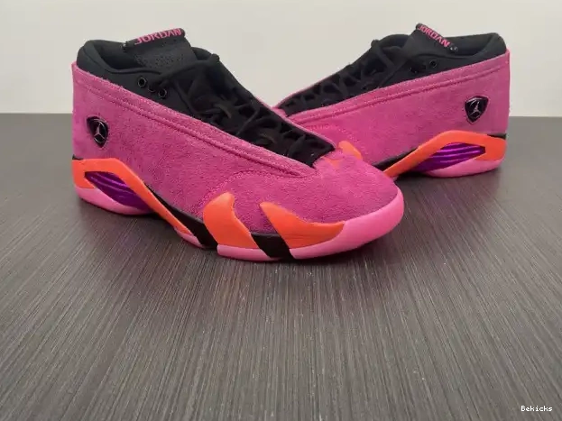 Rep BK (W) Low Jordan Retro 14 Shocking DH4121-600 Pink 0225